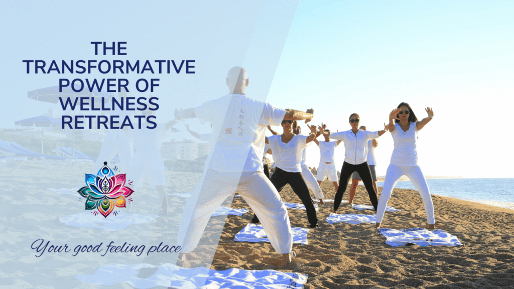 People on the beach doing yoga